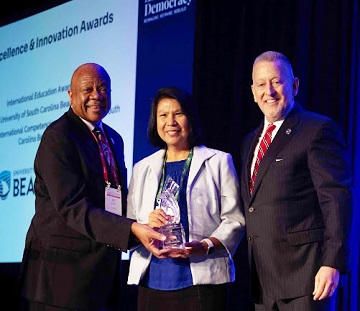 USCB Honored with 2023 AASCU Excellence AMP Innovation Award for International Education