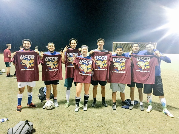 Intramural Champs Outdoor Picture at Night